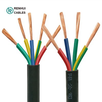 450/750V, cinc nuclis, cable de goma impermeable
